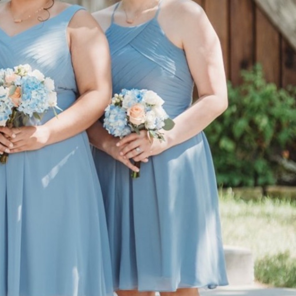 Azazie Dusty Blue Bridesmaid Dress